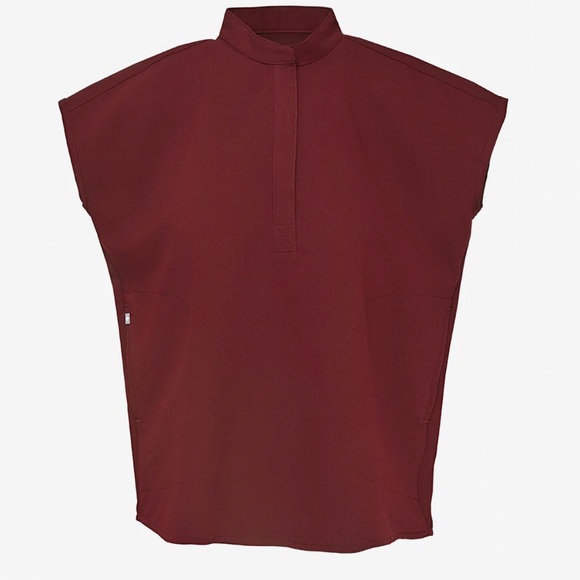 NWT Figs Burgundy Rafaela Scrub Top Size(XS) - Picture 3 of 4